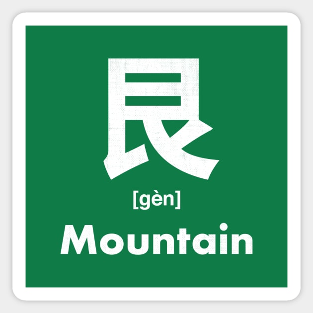 Mountain Chinese Character (Radical 138) Sticker by launchinese